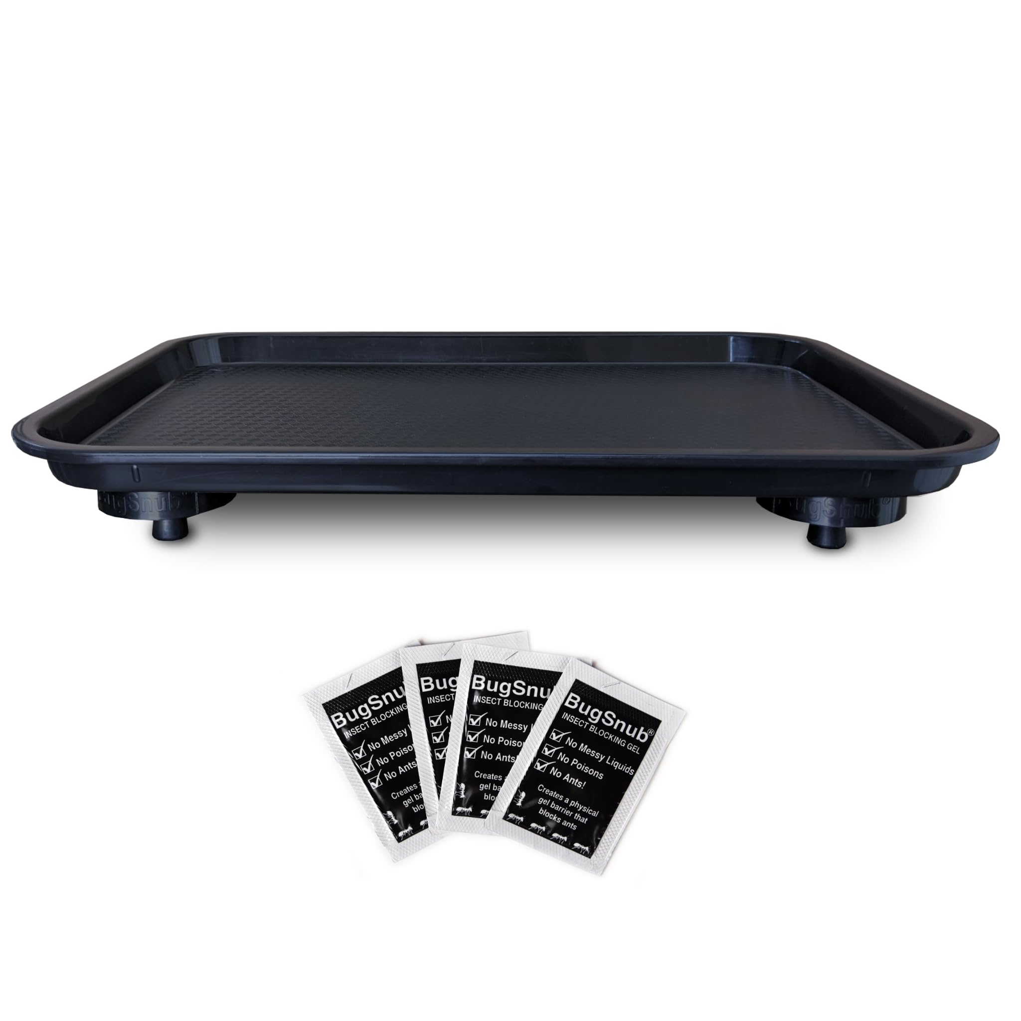 BugSnub ant-proof tray assembled for a clean, pest-free pet feeding station.