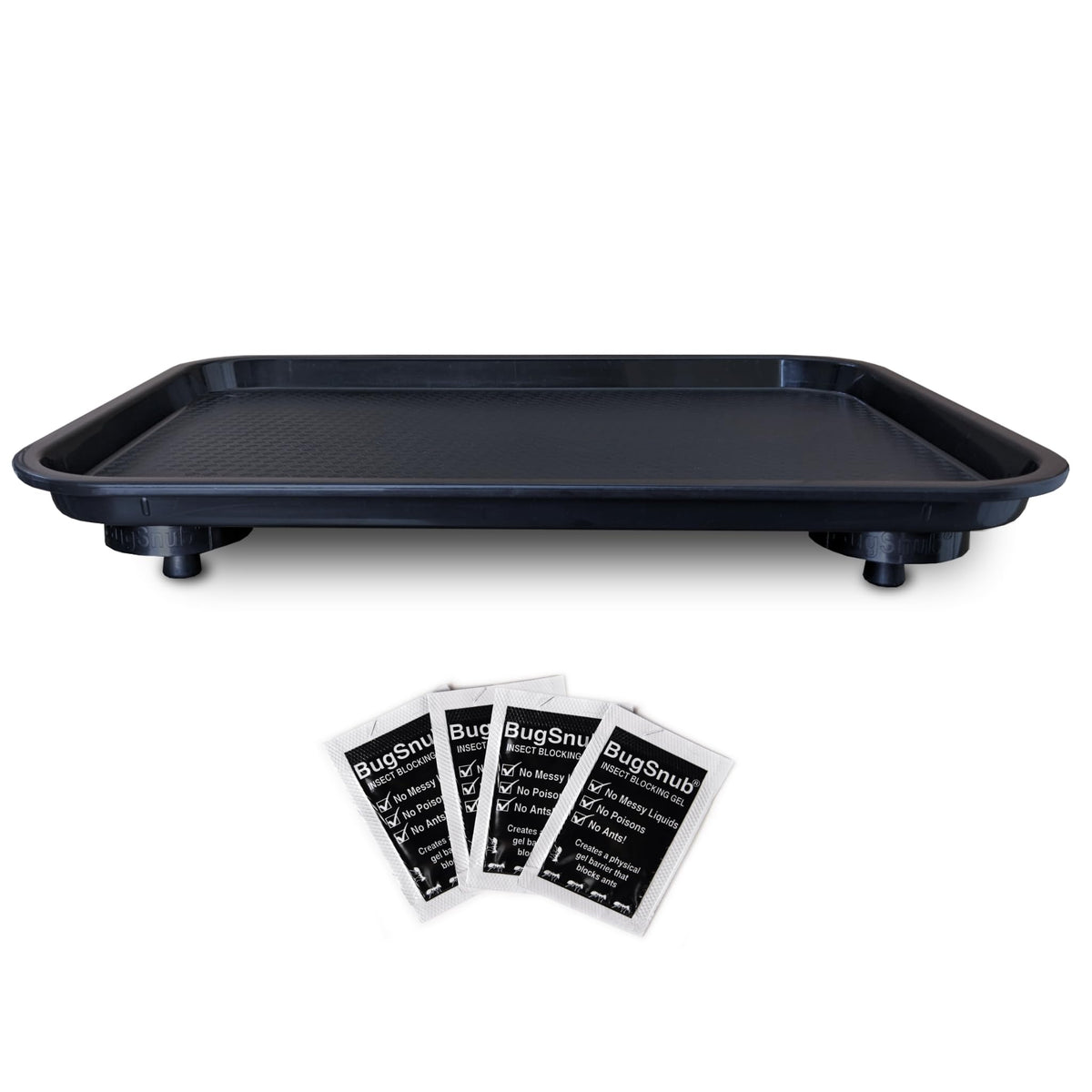 BugSnub ant-proof tray assembled for a clean, pest-free pet feeding station.