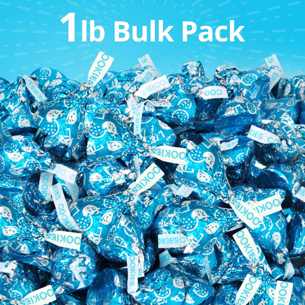 Individually wrapped Buha Sweets Cookies & Cream Kisses for quick favors.