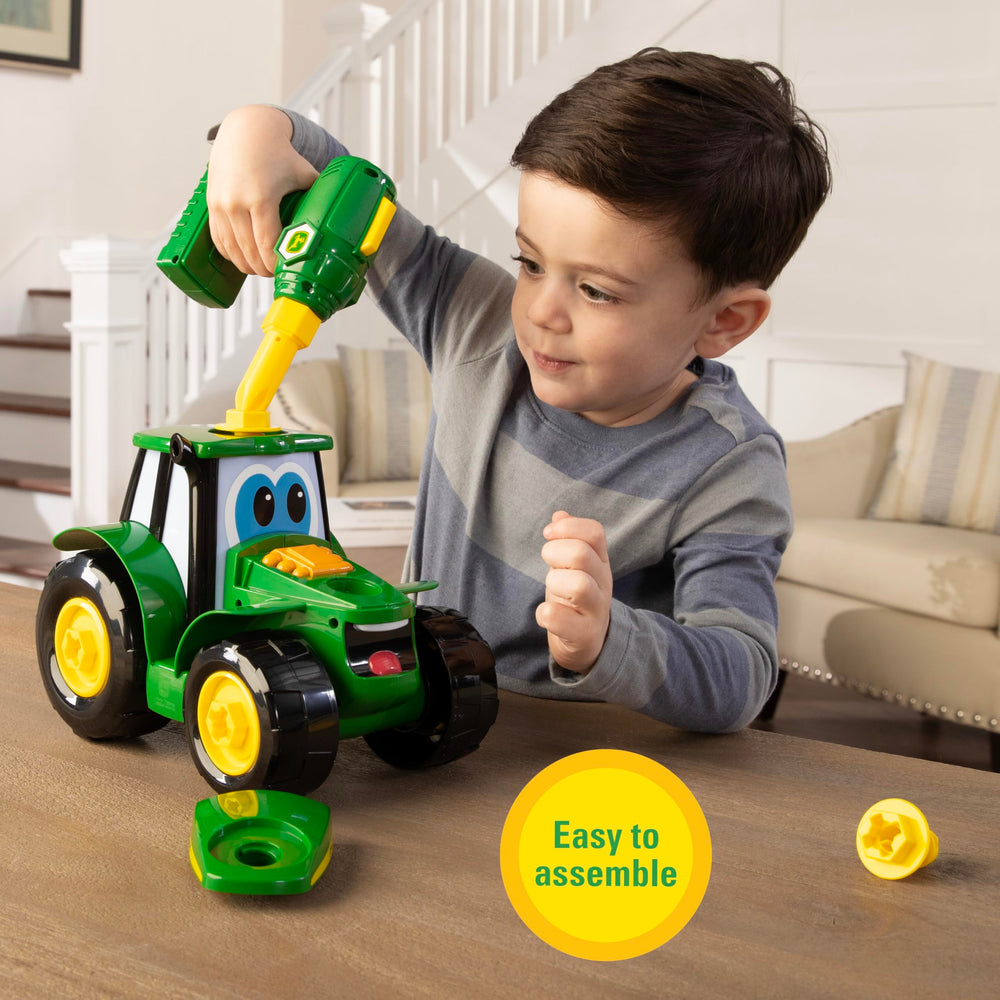 BUILD-A-BUDDY chunky pieces easy for small hands to connect.