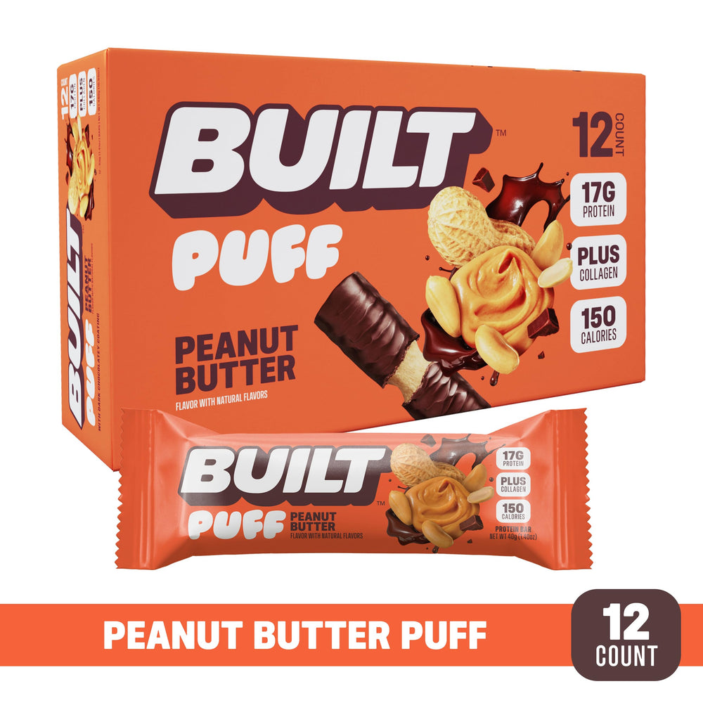 Built Bar Puff on-the-go pack ready for travel and busy days.