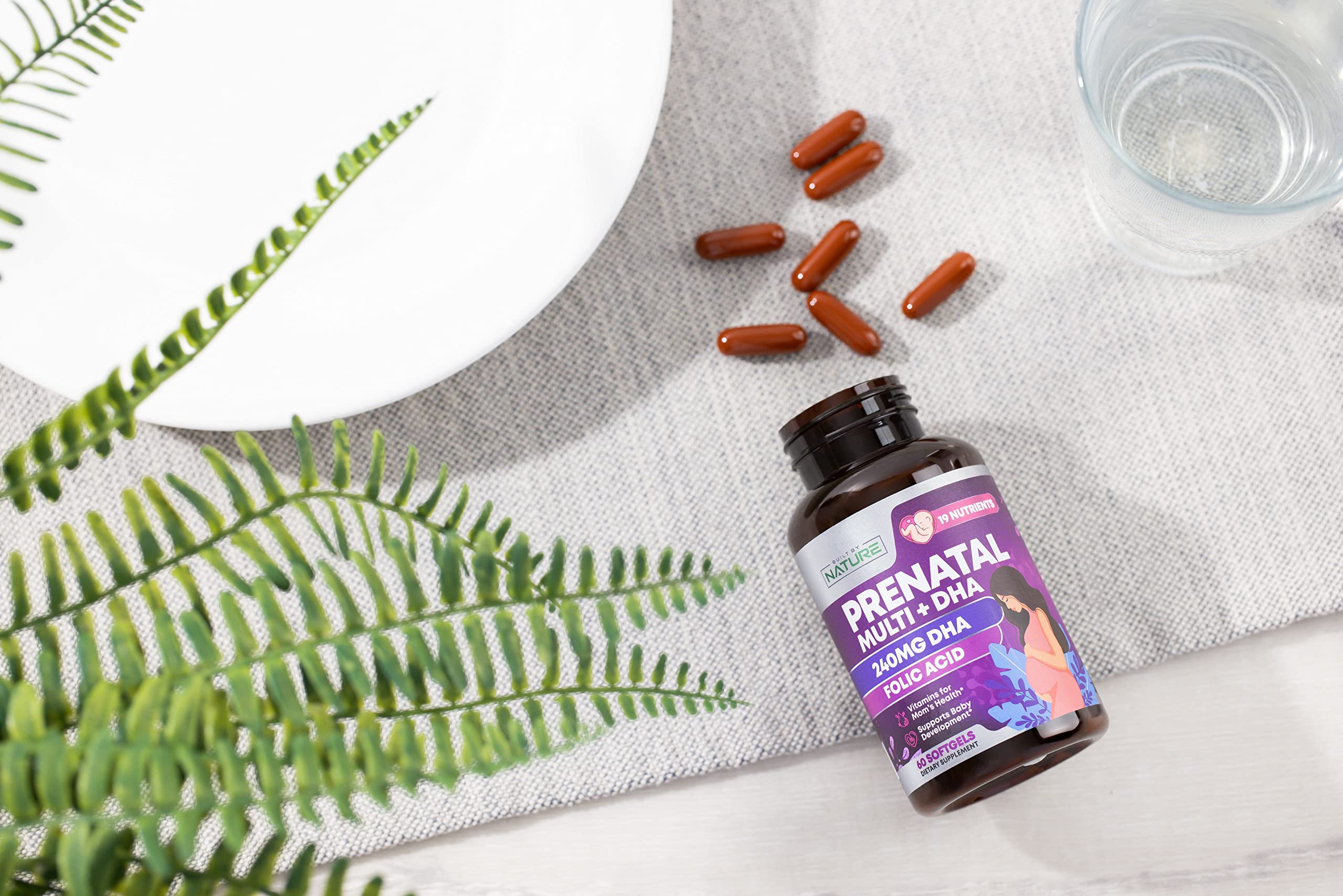 Built by Nature omega-3 rich formula designed for pregnancy and postpartum nourishment