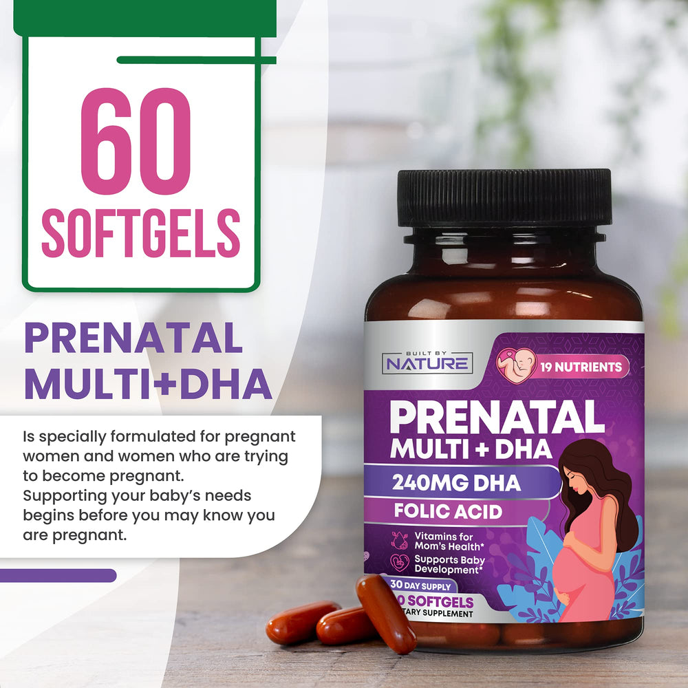 Built by Nature vitamins C and B12 for immune and energy balance