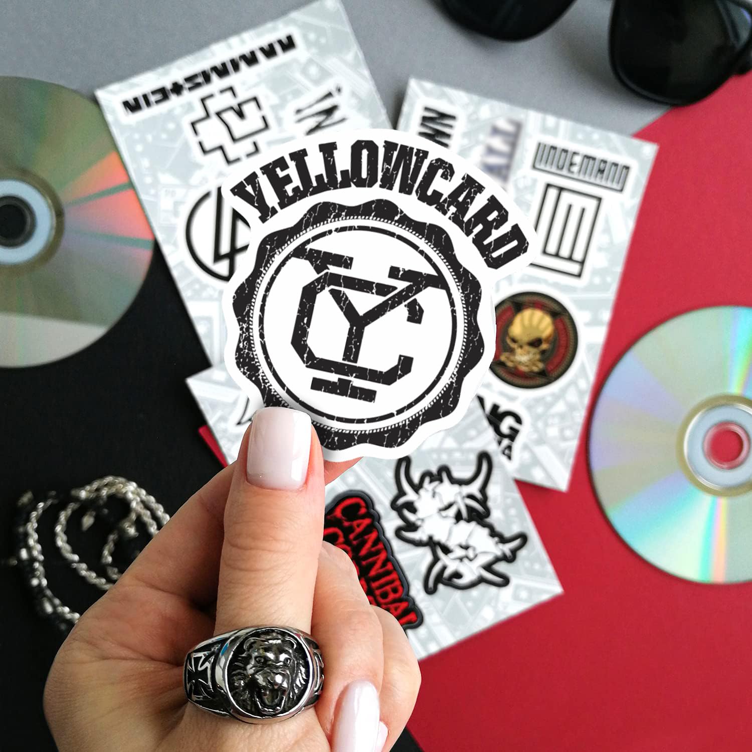 BulbaCraft Legendary Rock Band Stickers guitar sticker gives gear edge and personality.