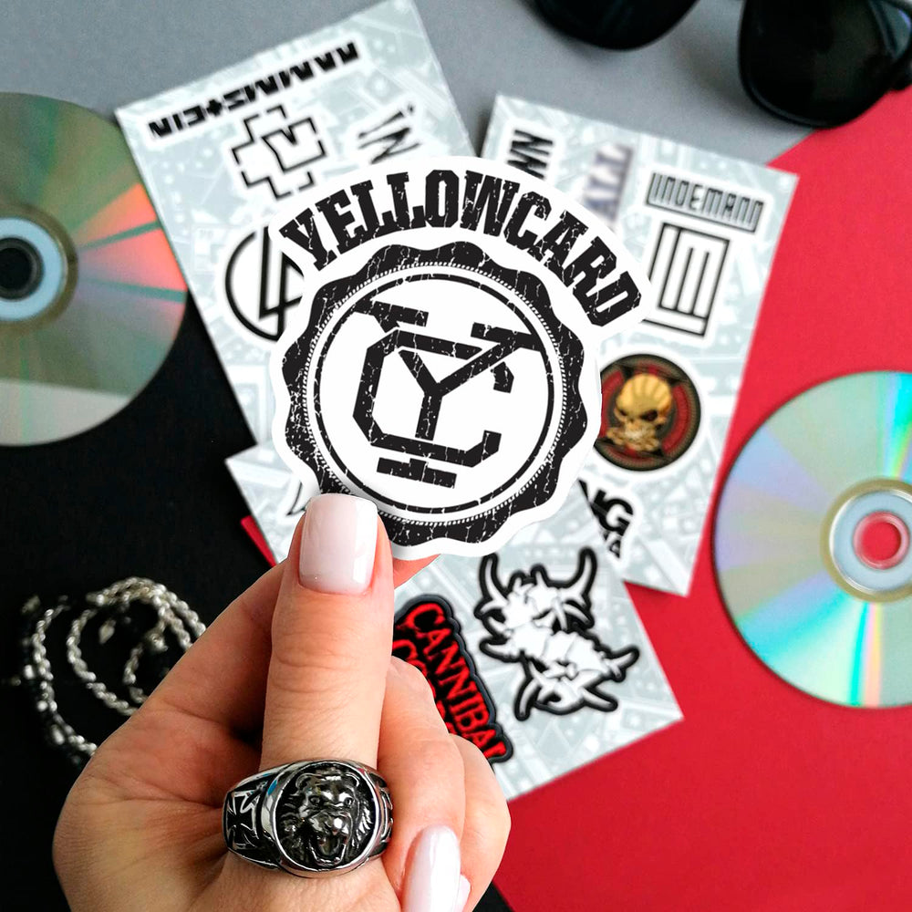 BulbaCraft Legendary Rock Band Stickers guitar sticker gives gear edge and personality.
