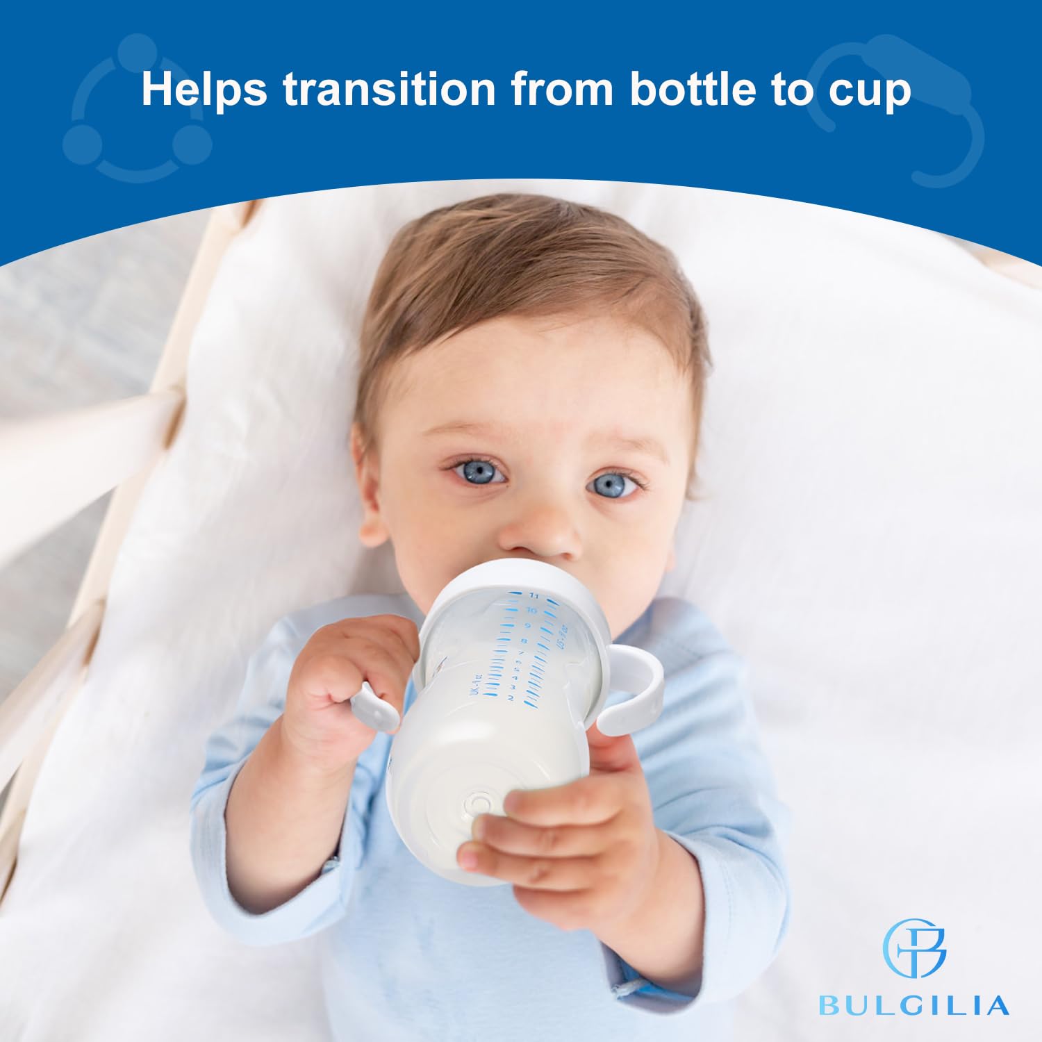 Compact white design complements Philips Avent bottles during feeding