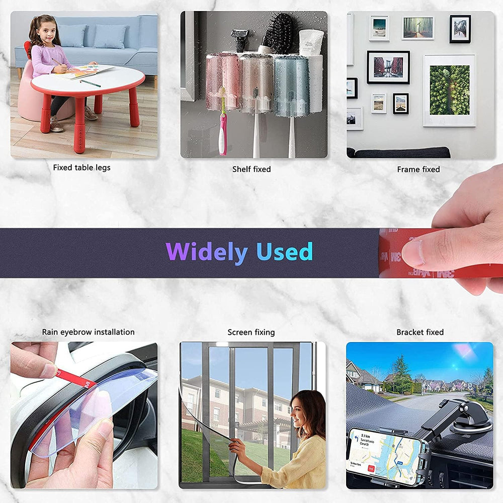 Bulina 3M 5925 tape withstands solvents and saltwater for long-lasting mounting performance.