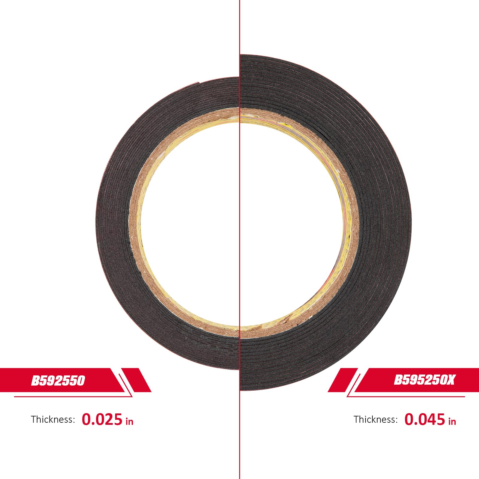 Bulina 3M 5925 tape bonding automotive emblem area for a clean, secure look.