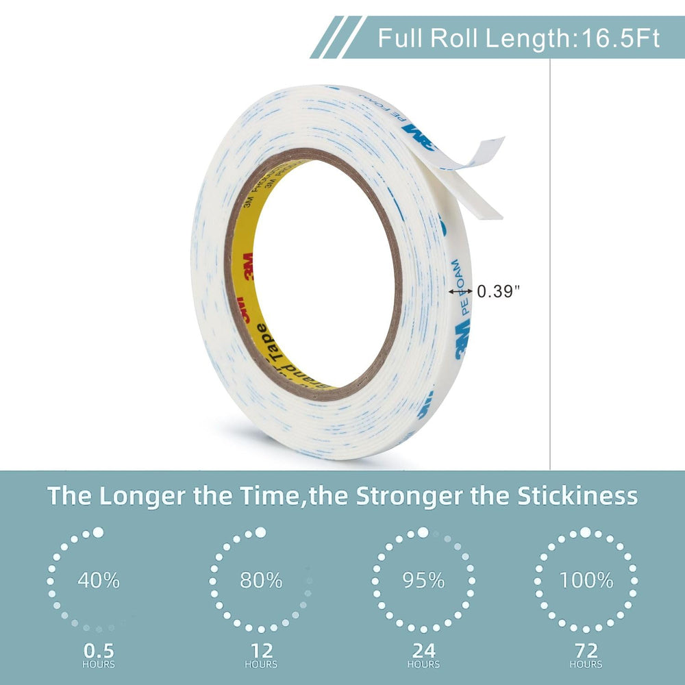 Bulina 3M tape with PE foam core highlights durable mounting material