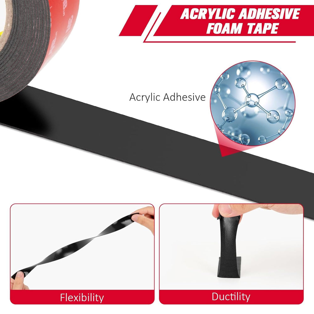 Bulina 5925 foam adhesive tape provides weatherproof bonding for metal, glass, or plastic