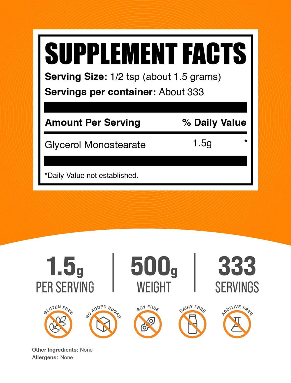 BulkSupplements GMS powder with scoop for precise measurements during workouts.