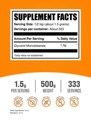 BulkSupplements GMS powder with scoop for precise measurements during workouts.