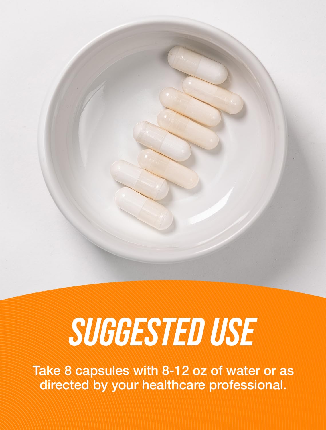 Serving image of BulkSupplements L-Citrulline Malate capsules for daily supplementation