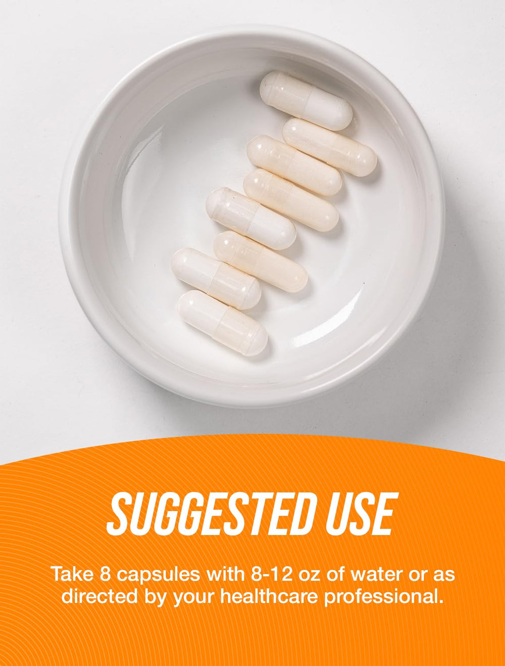 Serving image of BulkSupplements L-Citrulline Malate capsules for daily supplementation