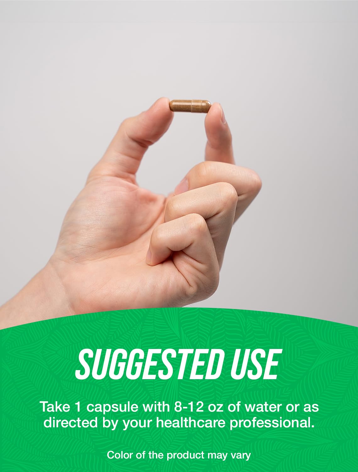 BulkSupplements Ashwagandha capsules close-up emphasizing 600 mg per capsule.