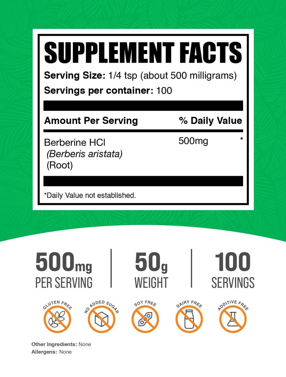 Berberine HCl powder scoop illustrating easy daily dosing for wellness.