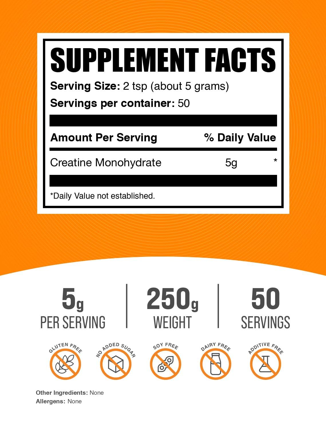 BulkSupplements creatine monohydrate powder unflavored blends into shakes smoothly