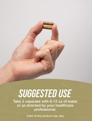 BulkSupplements Lion's Mane capsules label close-up, quality you can rely on