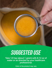 BulkSupplements Turmeric Extract Powder closeup reveals vibrant golden color.
