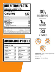 BulkSupplements Whey Protein Concentrate scoop blends easily into smoothies