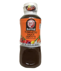 Bull-Dog Tonkatsu Sauce bottle front, authentic flavor ready for dipping and glazing