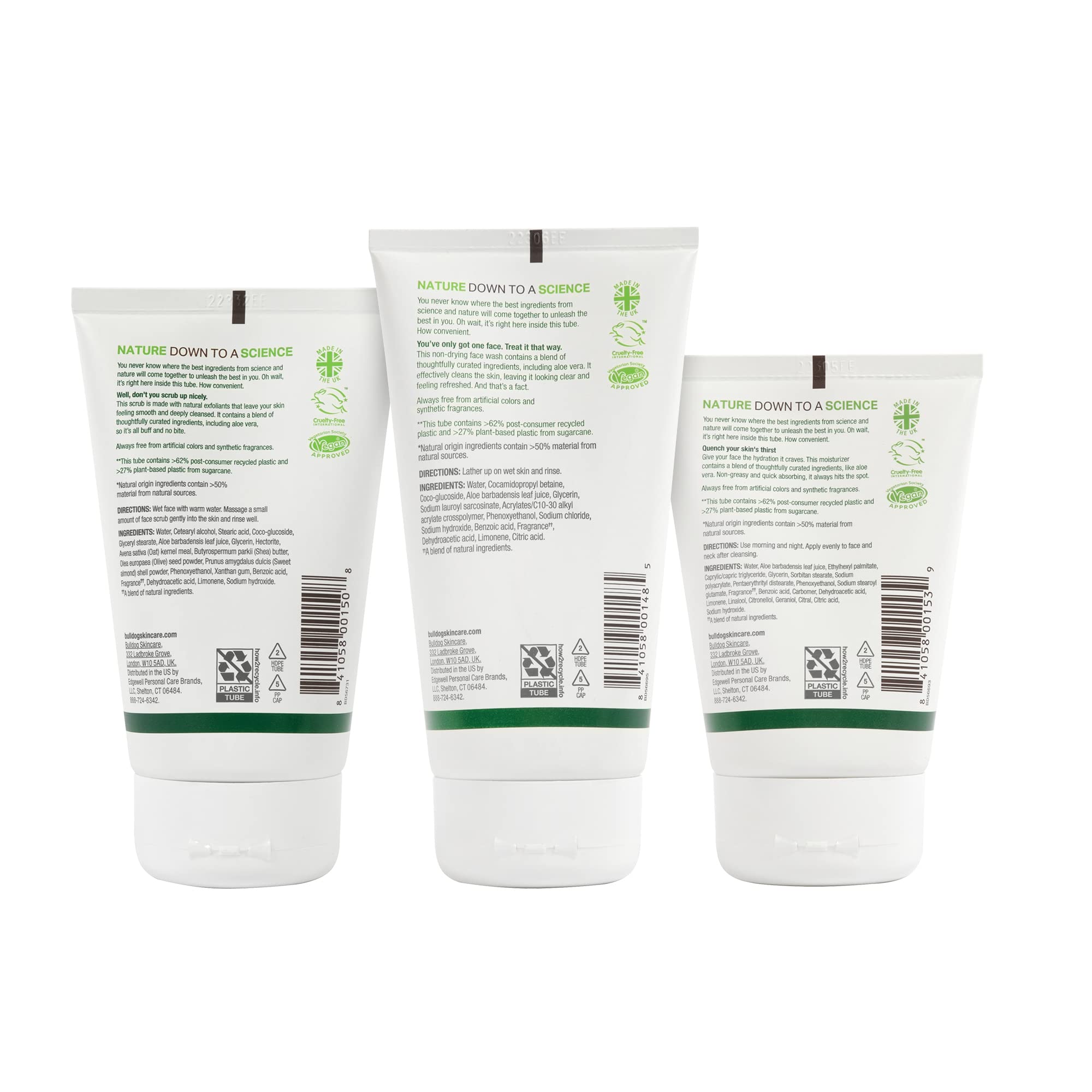 Bulldog Original Moisturizer tub for hydrating, balanced skin.