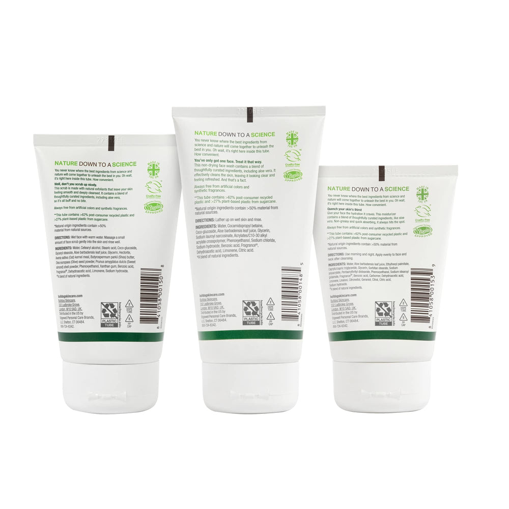 Bulldog Original Moisturizer tub for hydrating, balanced skin.