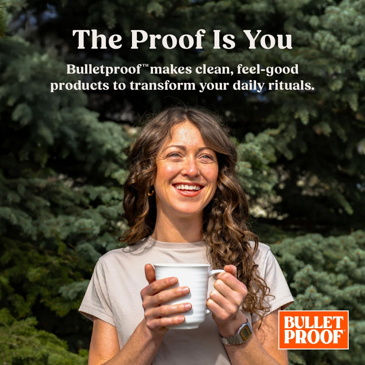 Bulletproof Brain Octane C8 MCT Oil bottle with coconut art for pure flavor.