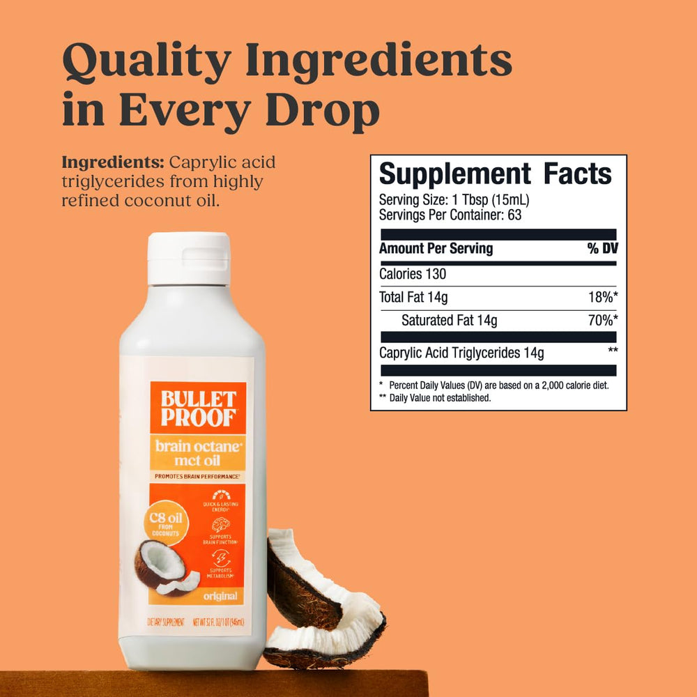 Bulletproof Brain Octane C8 MCT Oil in the kitchen for everyday cooking