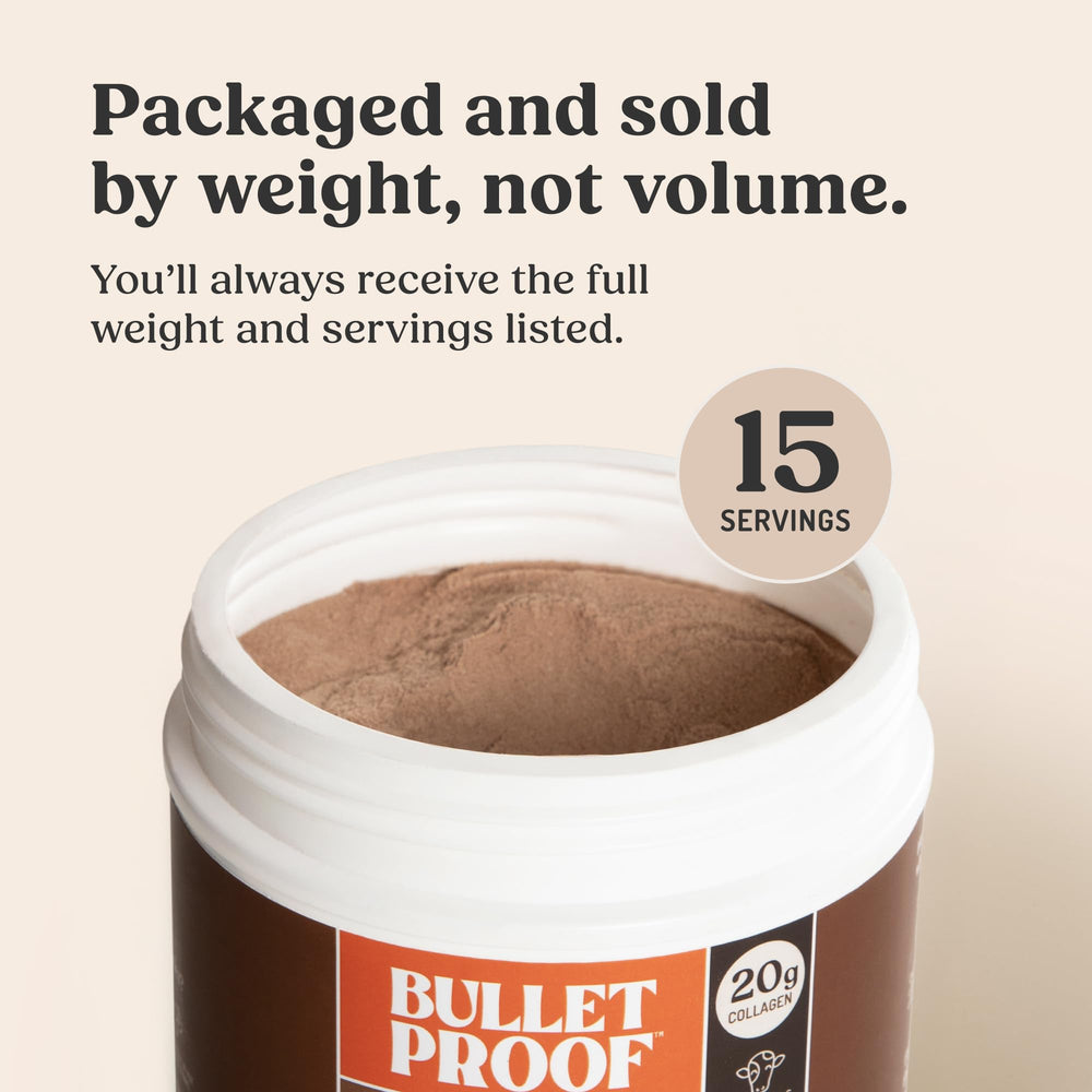 Bulletproof Chocolate Collagen MCT hot drink with steaming aroma