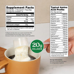 Bulletproof Collagen Powder in smoothie; adds protein with neutral flavor.