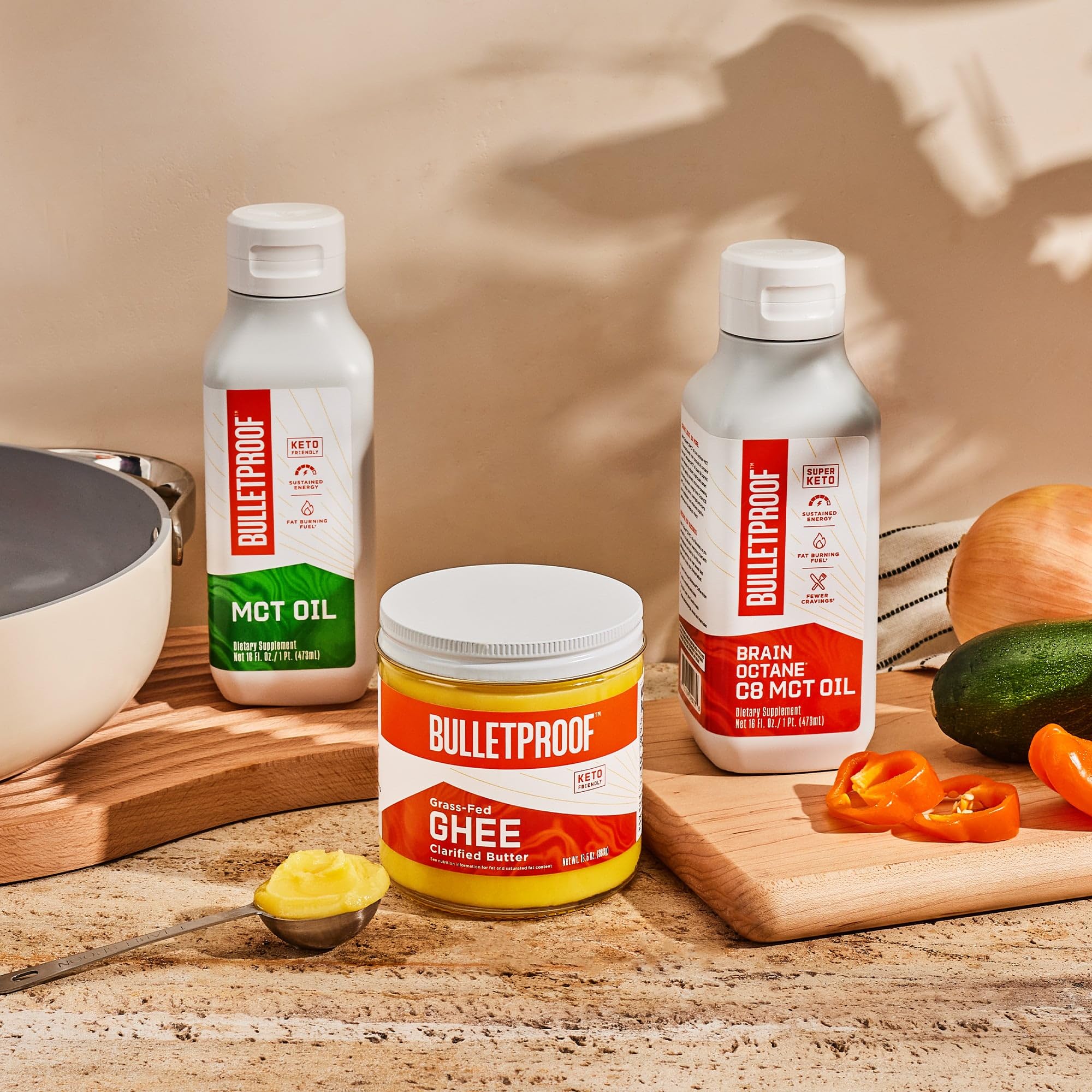 Bulletproof Butter Substitution use-case visual indicates a 1:1 swap in recipes.