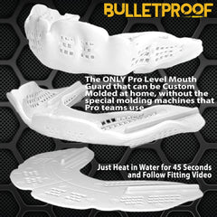 Bulletproof Mouthguards aramid crash cage offers strong protection for contact sports