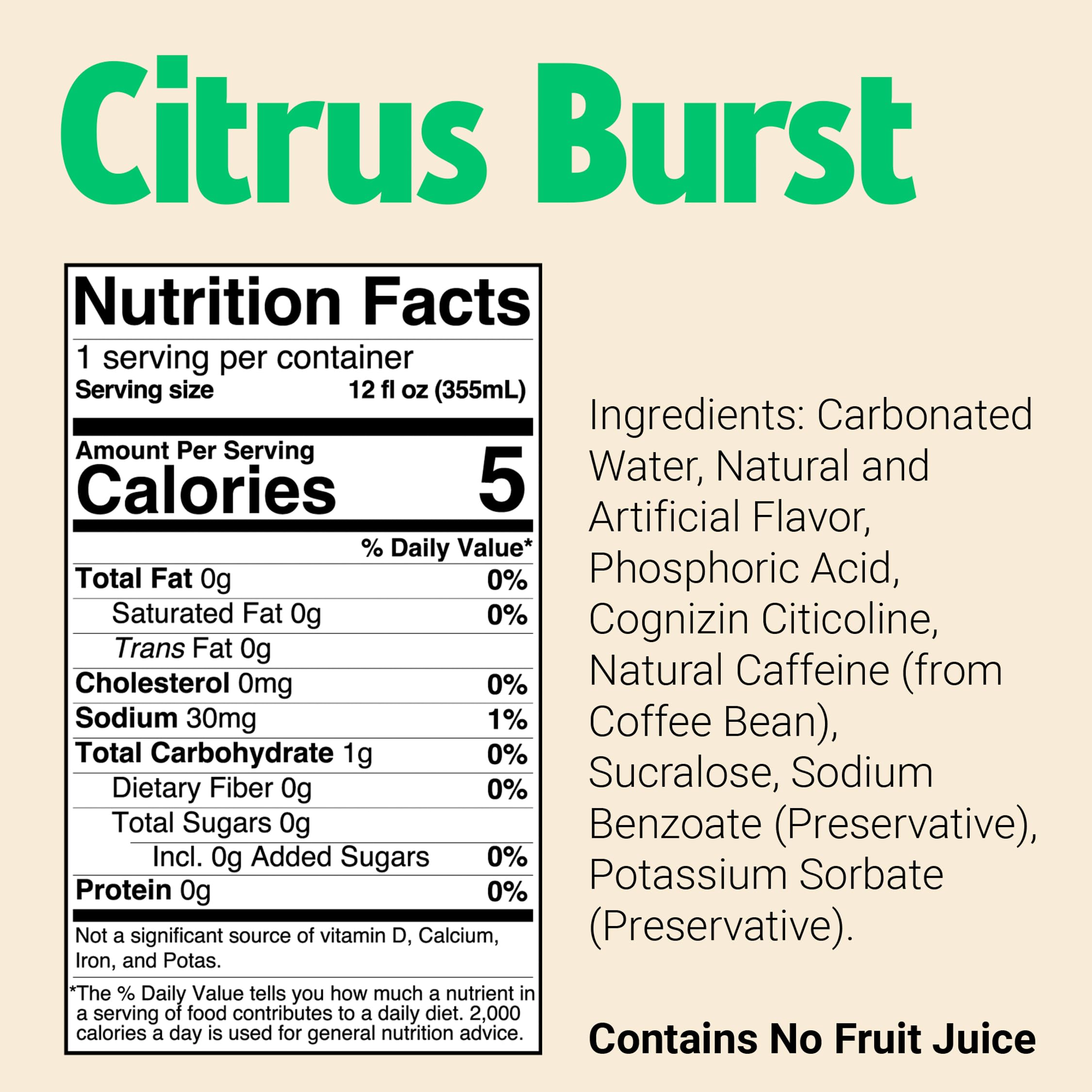 BUM Energy Citrus Burst pack of 12 ideal for packing for gym trips.