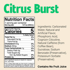BUM Energy Citrus Burst pack of 12 ideal for packing for gym trips.