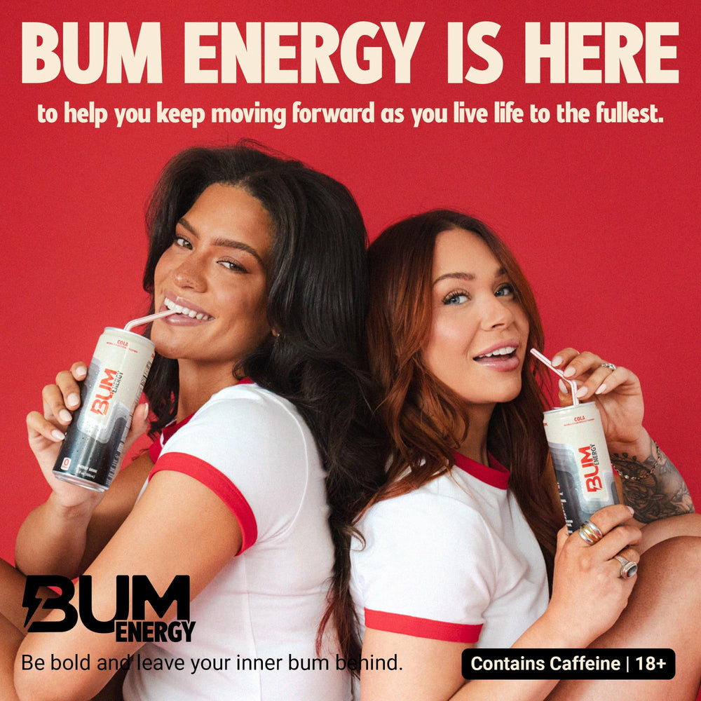 Bum Energy Cola on study desk ready for focus moments