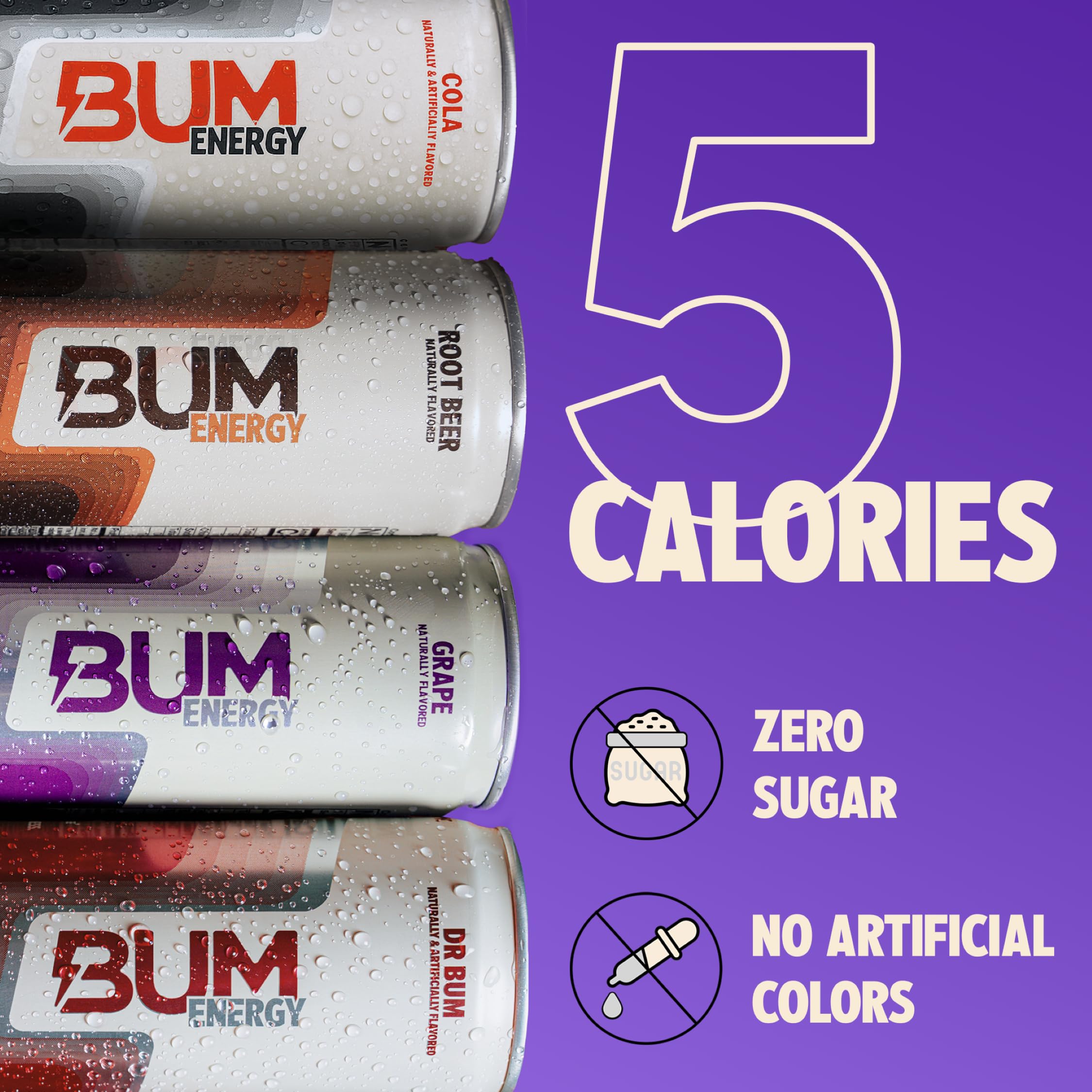Bum Energy Dr. Bum pack for focus during tasks