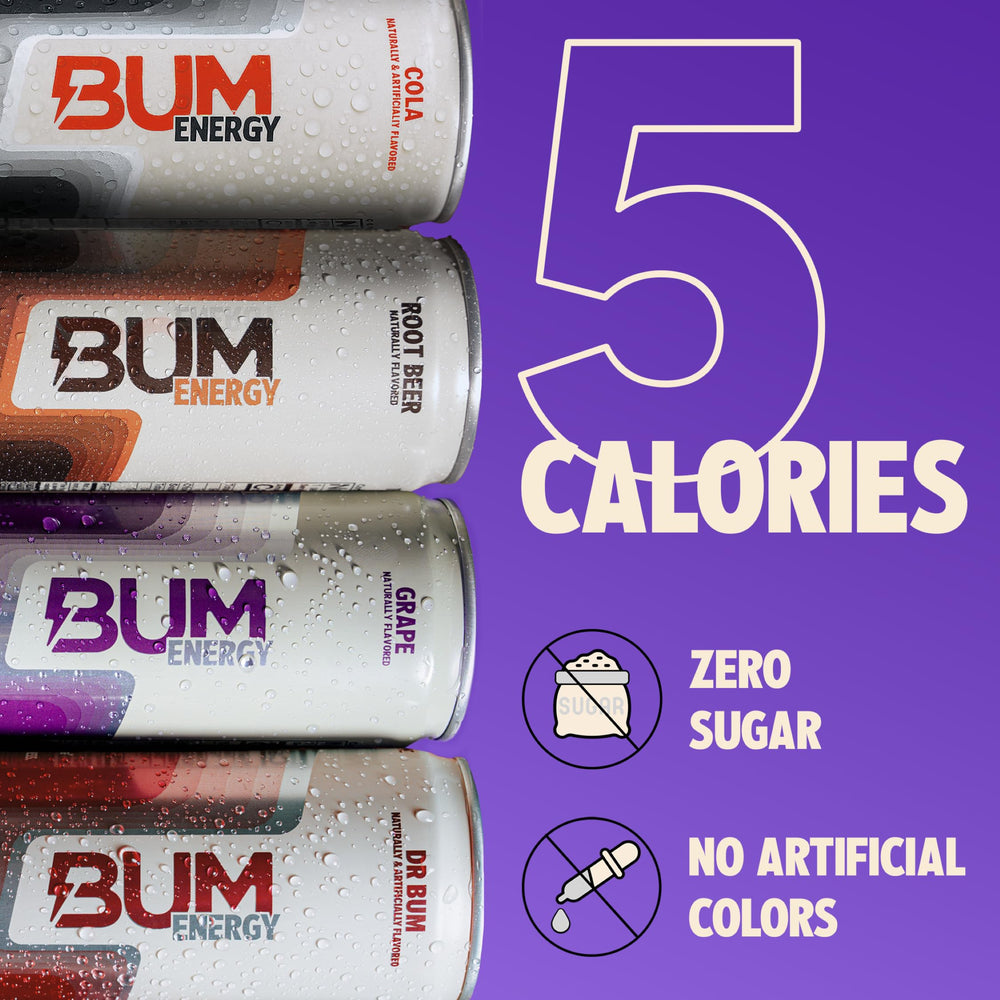 Bum Energy Dr. Bum pack for focus during tasks