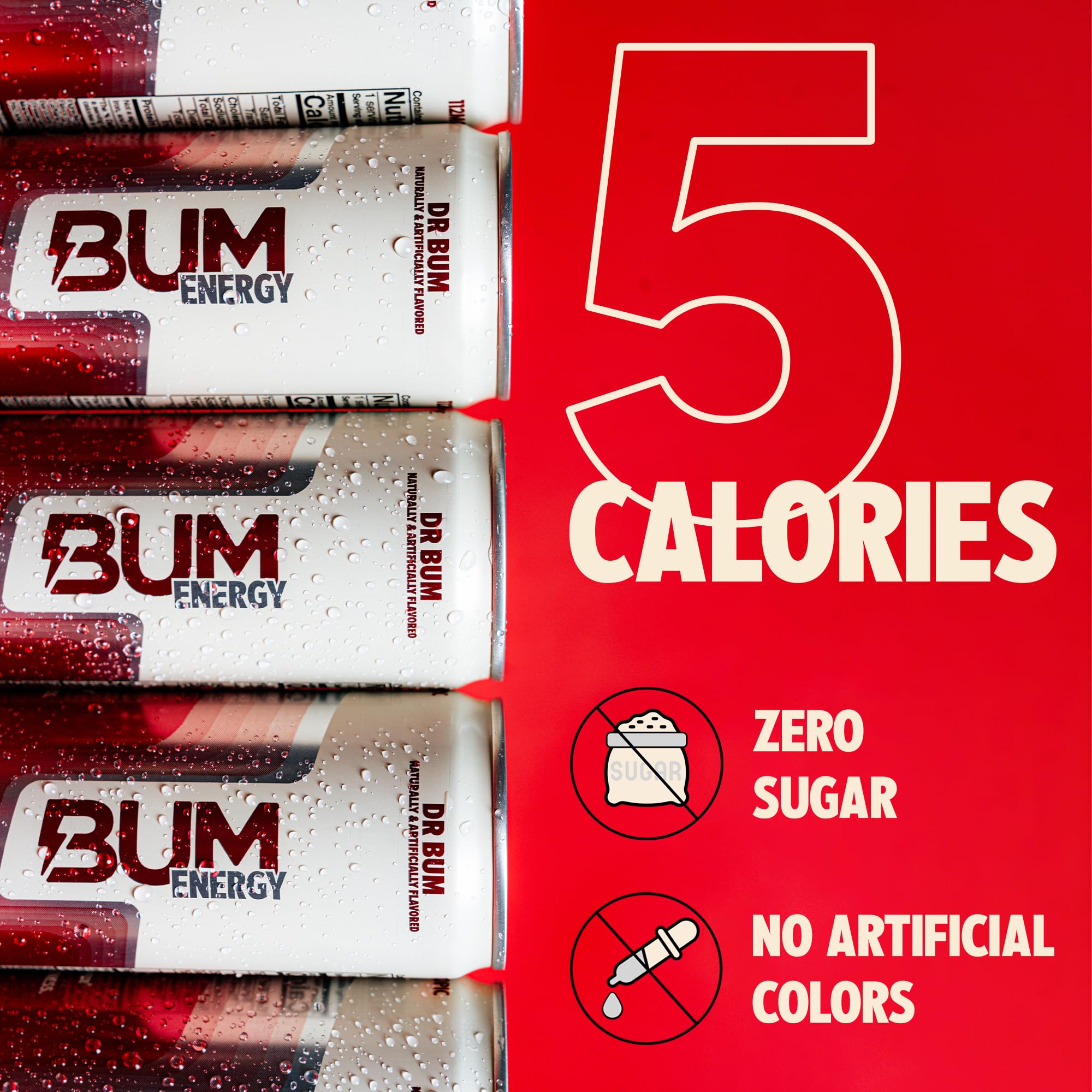Bum Energy can in gym bag ready for workouts.