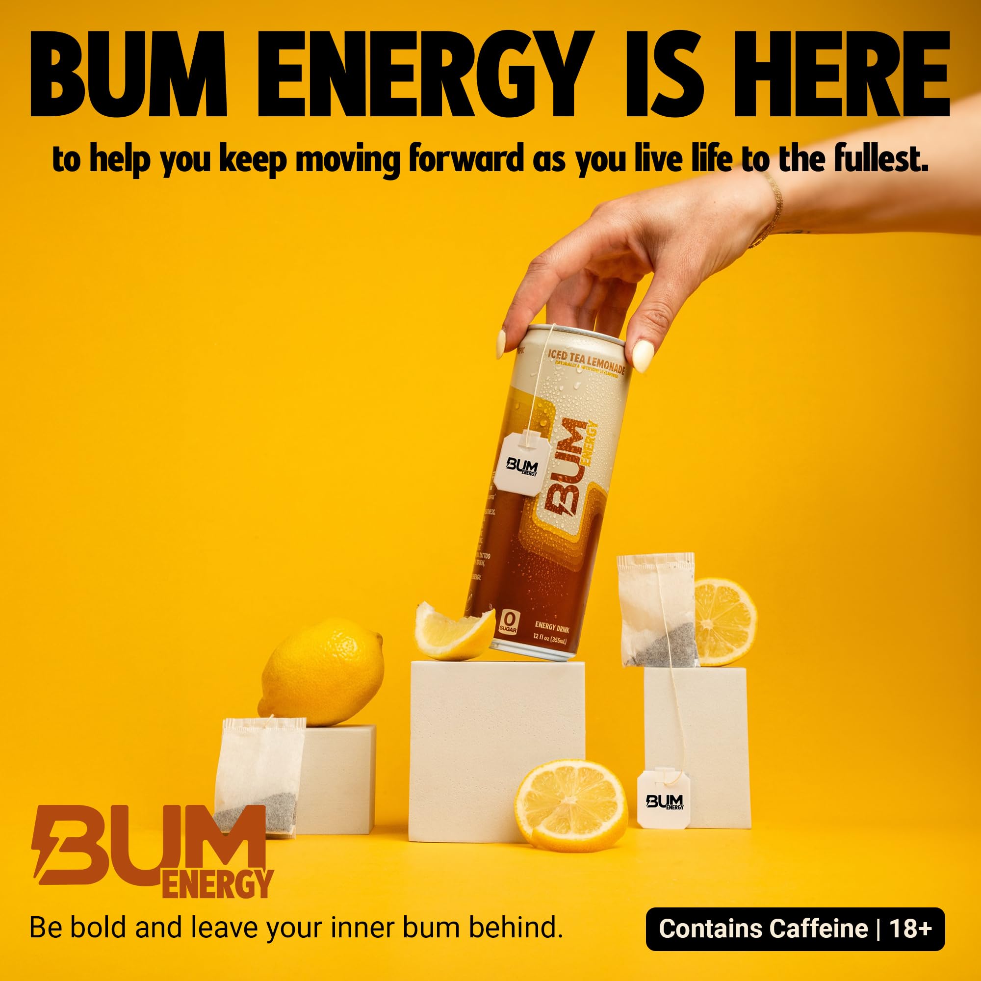 Bum Energy in a gym bag scene ready for active moments.