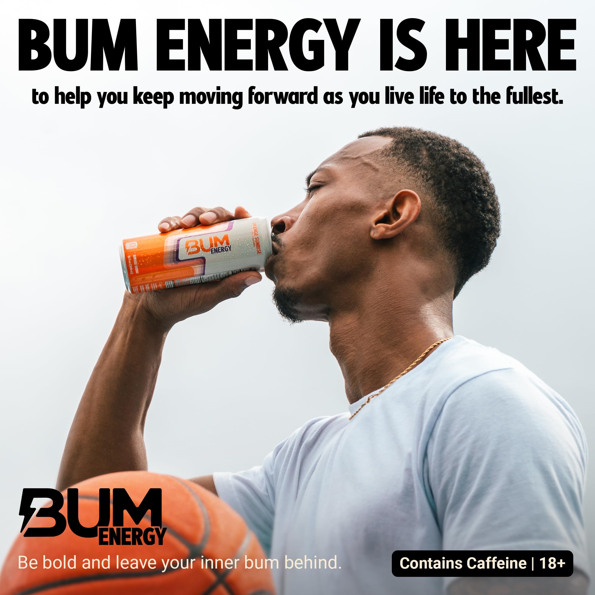BUM Energy Orange Sunrise morning ritual for a gentle energy lift.