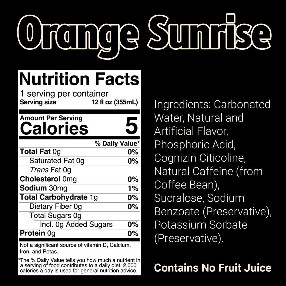 BUM Energy Orange Sunrise pack of 12 bottles, ideal for quick pre-work energy.