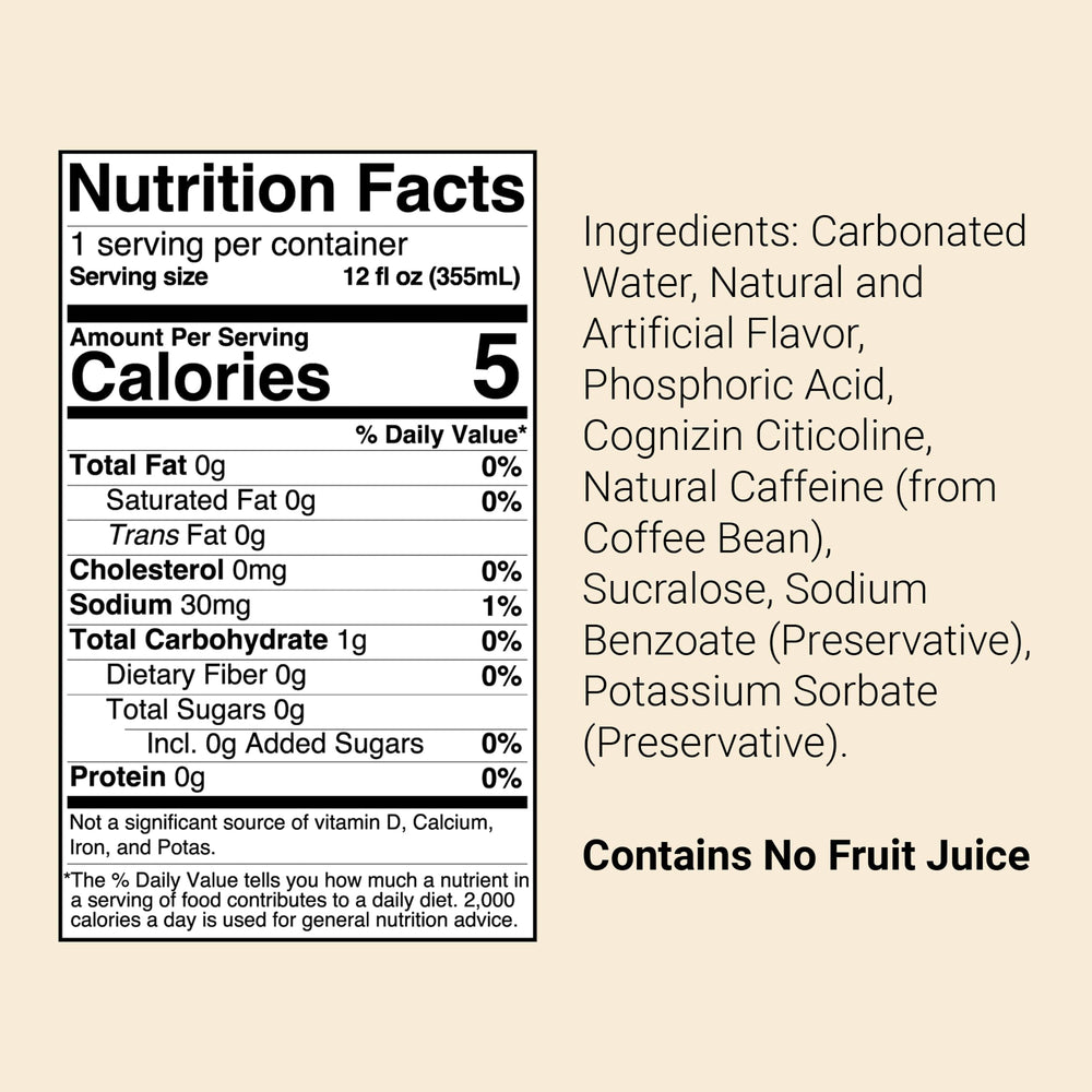 Bum Energy Root Beer pack showing sugar-free, simple ingredients