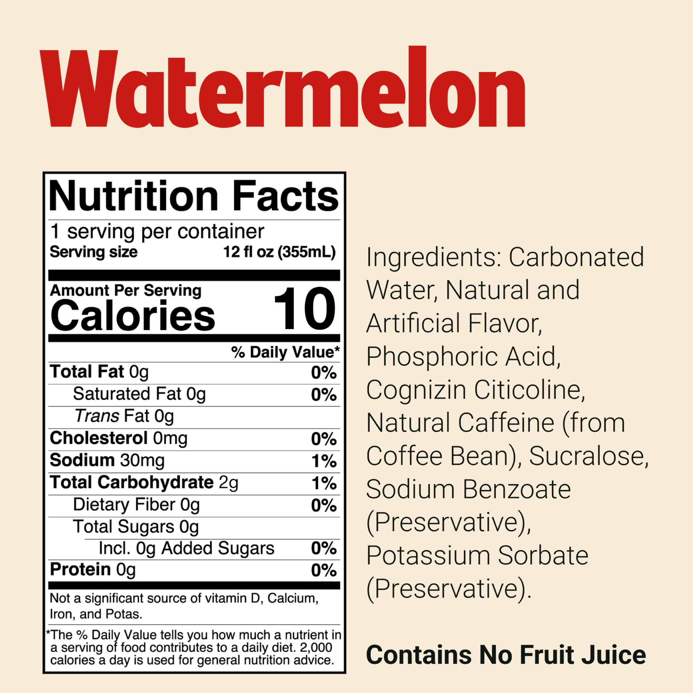 Bum Energy Watermelon pour into a glass, showcasing refreshing flavor and quick focus boost.