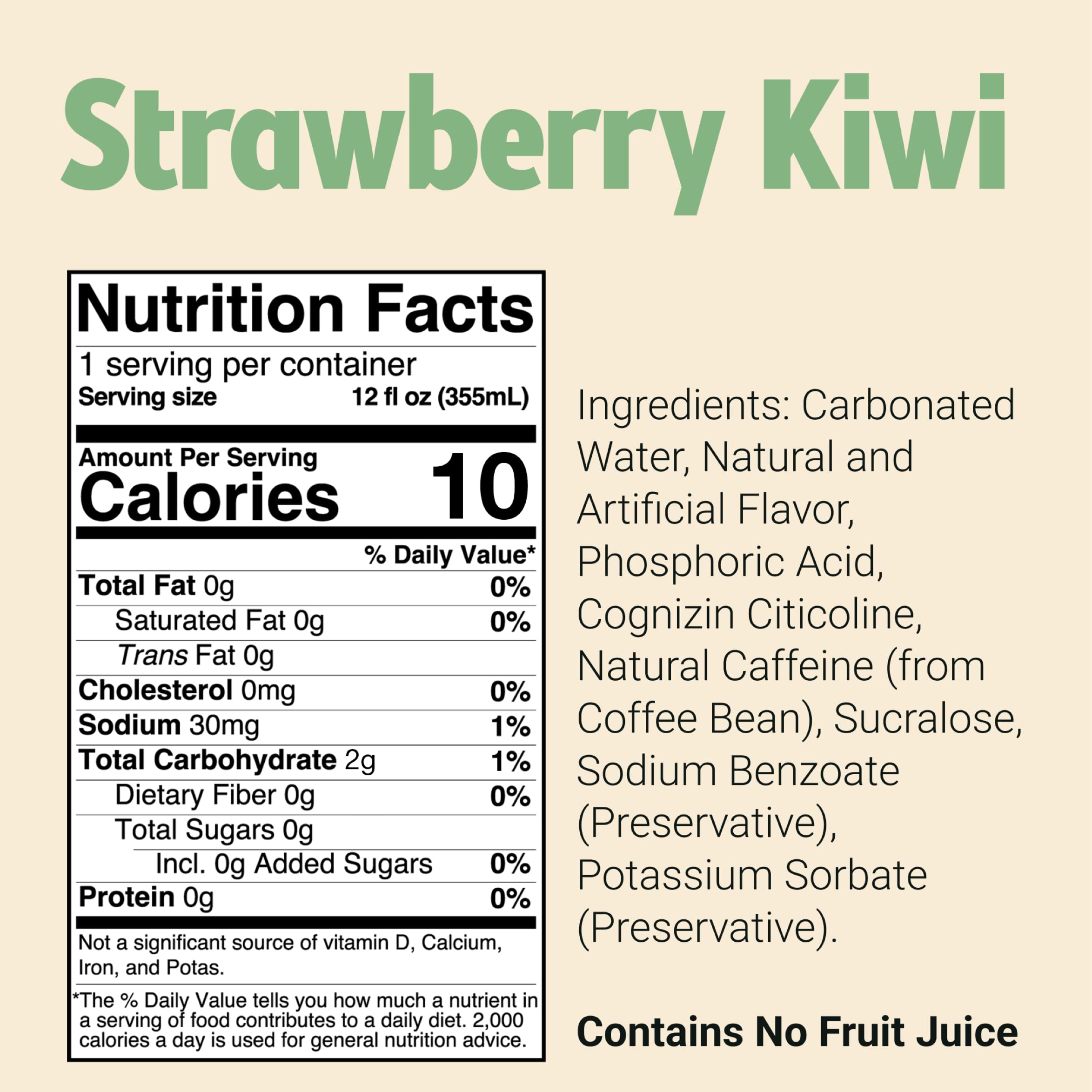 Bum Energy label highlights caffeine and Cognizin cognitive support for focus.