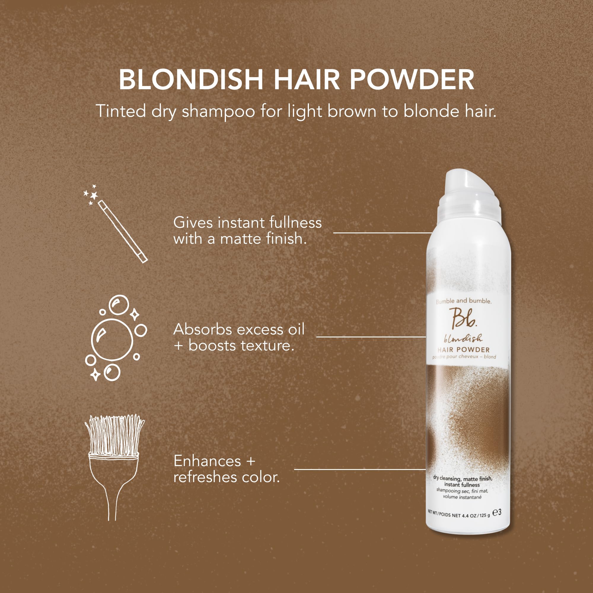 Texture boost and oil absorption without weight for fine to thick hair
