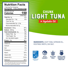 Bumble Bee 24-pack tuna cans on shelf for pantry storage