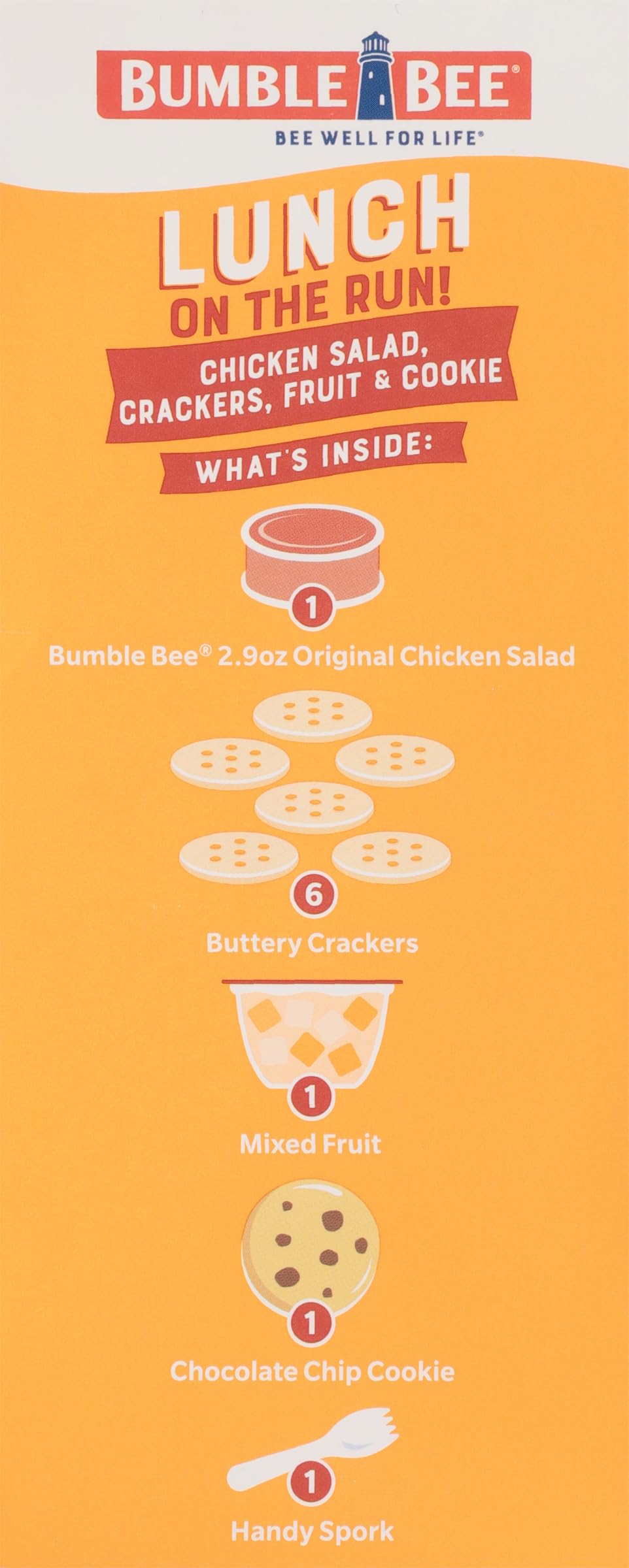 Easy-open can design on Bumble Bee Lunch On The Run kit