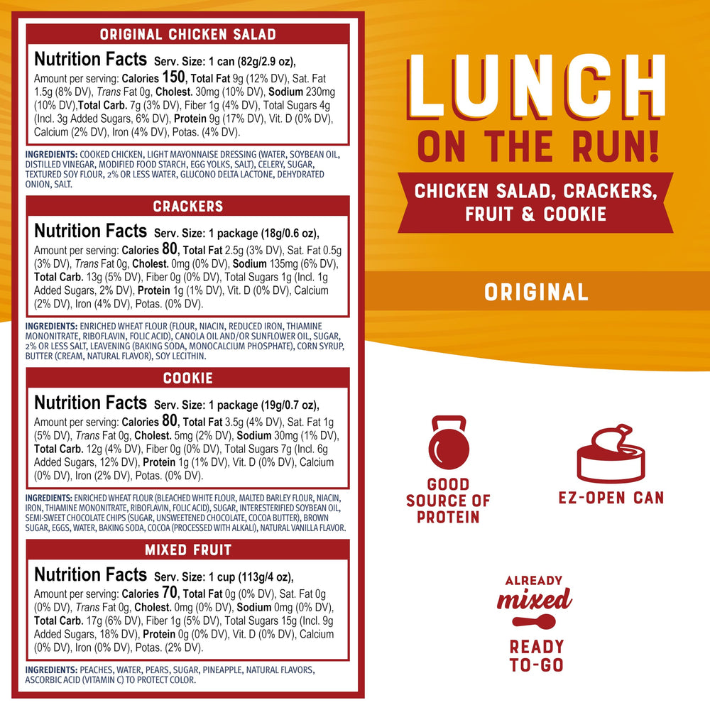 Fruit cup from Bumble Bee Lunch On The Run lunch kit adds freshness