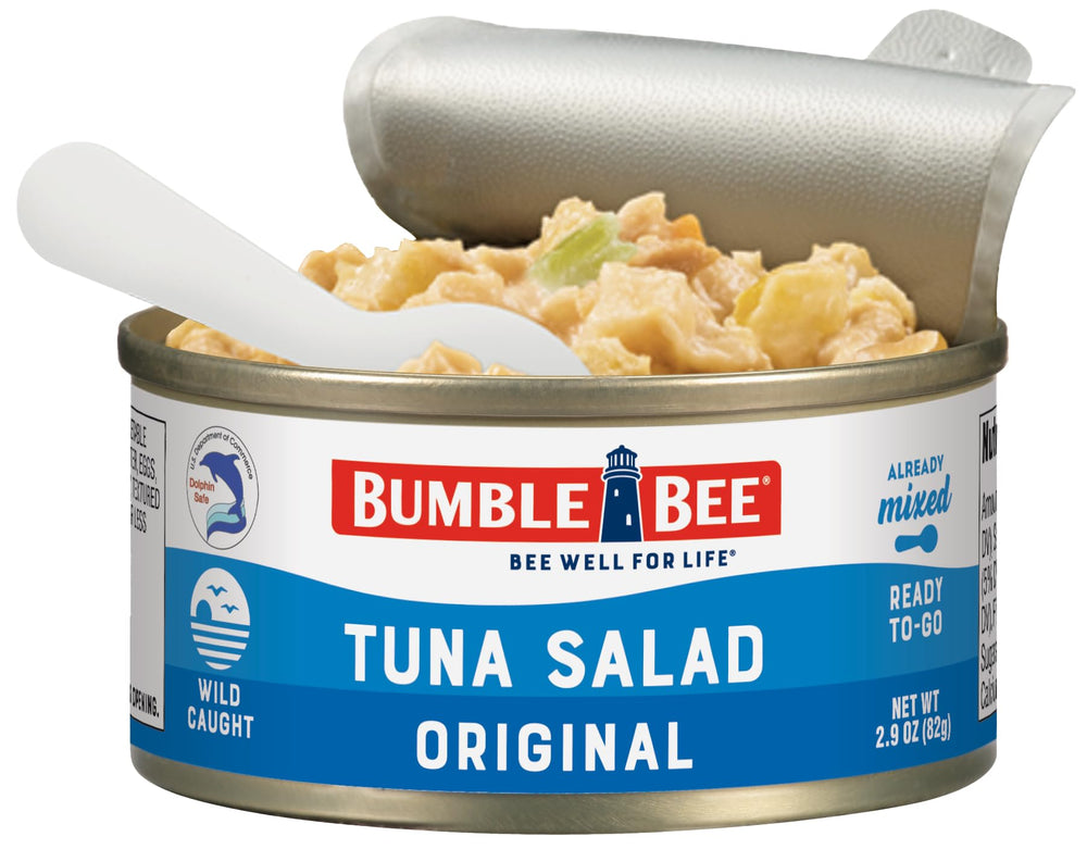 Spoon included in the Bumble Bee Lunch On The Run kit for easy eating